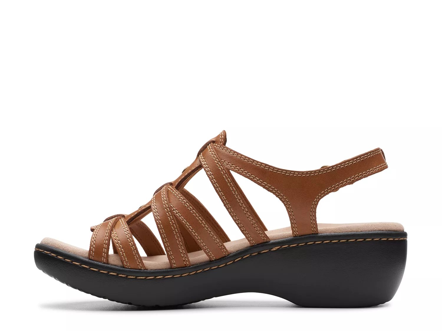 delana curve wedge sandal