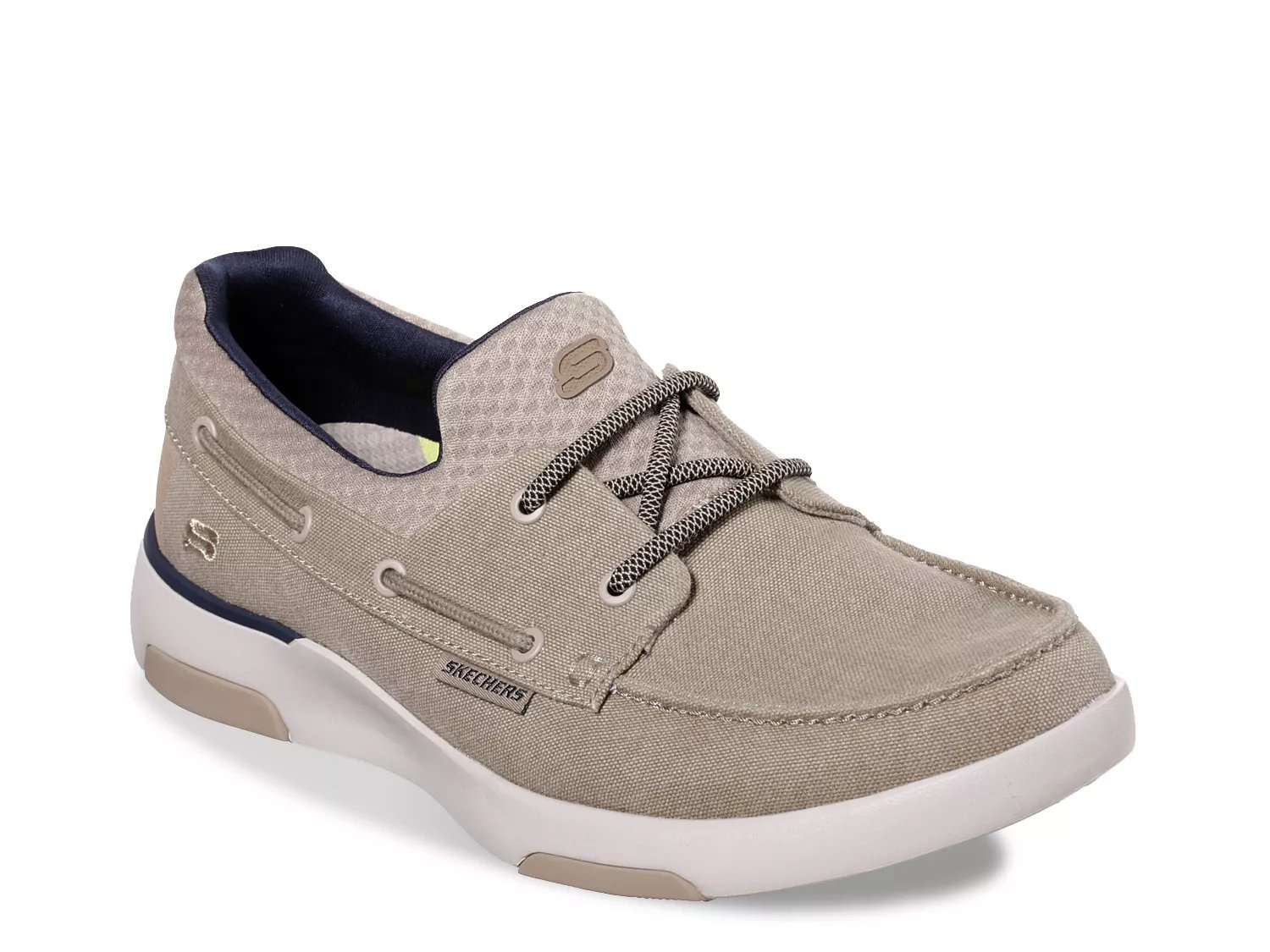 skechers canvas boat shoes