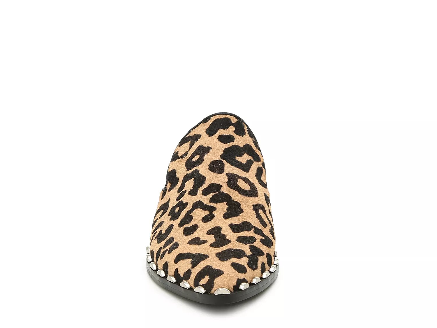 dsw leopard mules