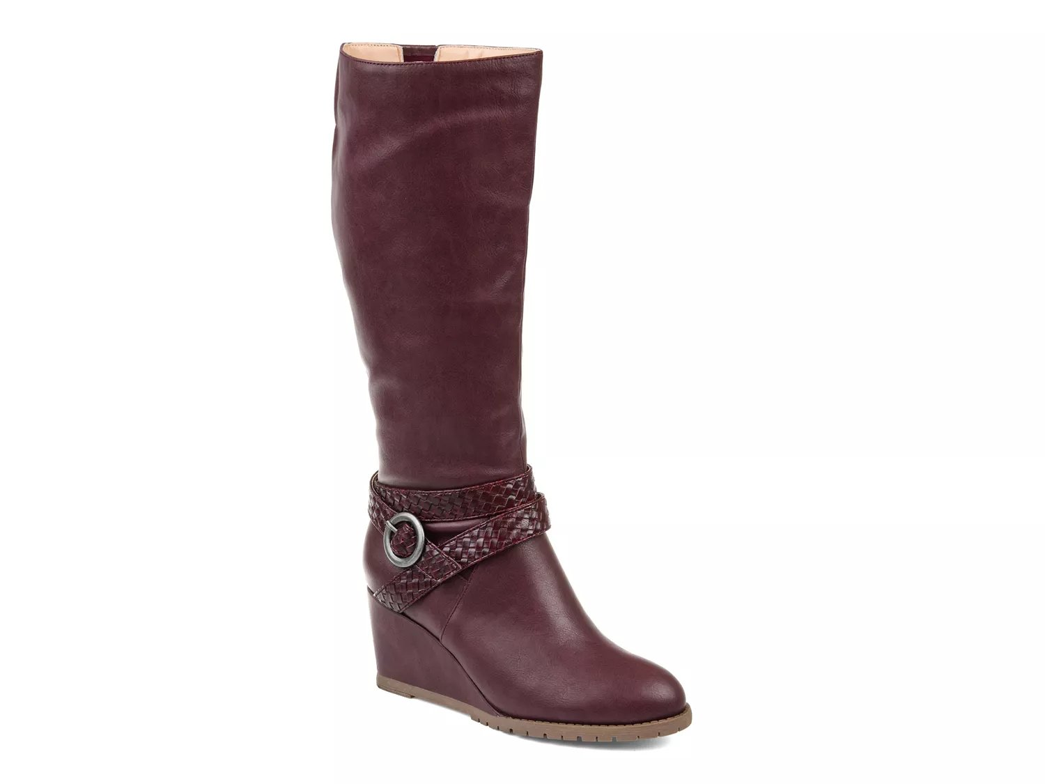 dsw burgundy booties