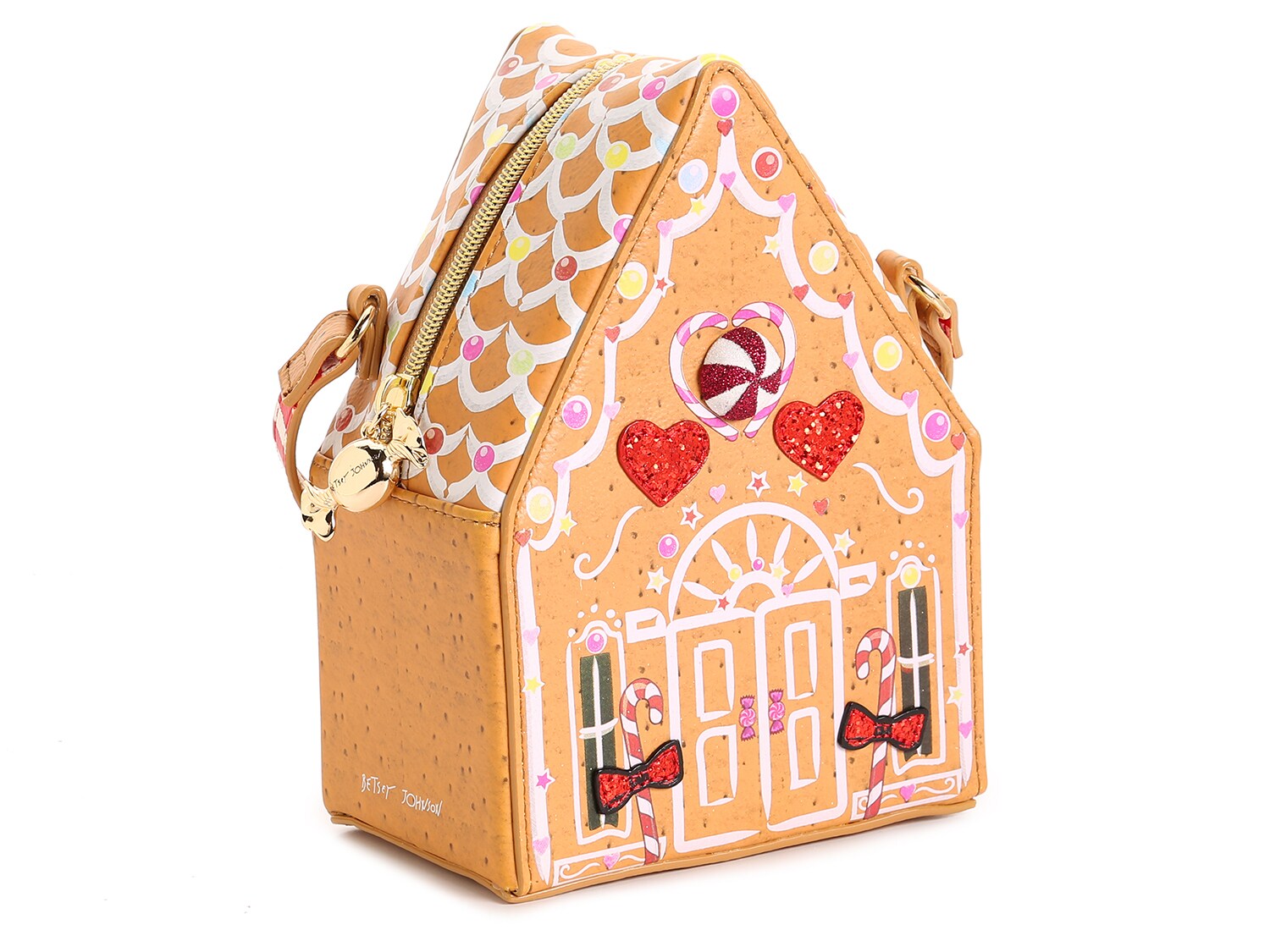 betsey johnson gingerbread purse