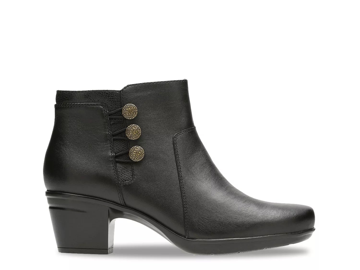 clarks emslie monet heeled ankle boot