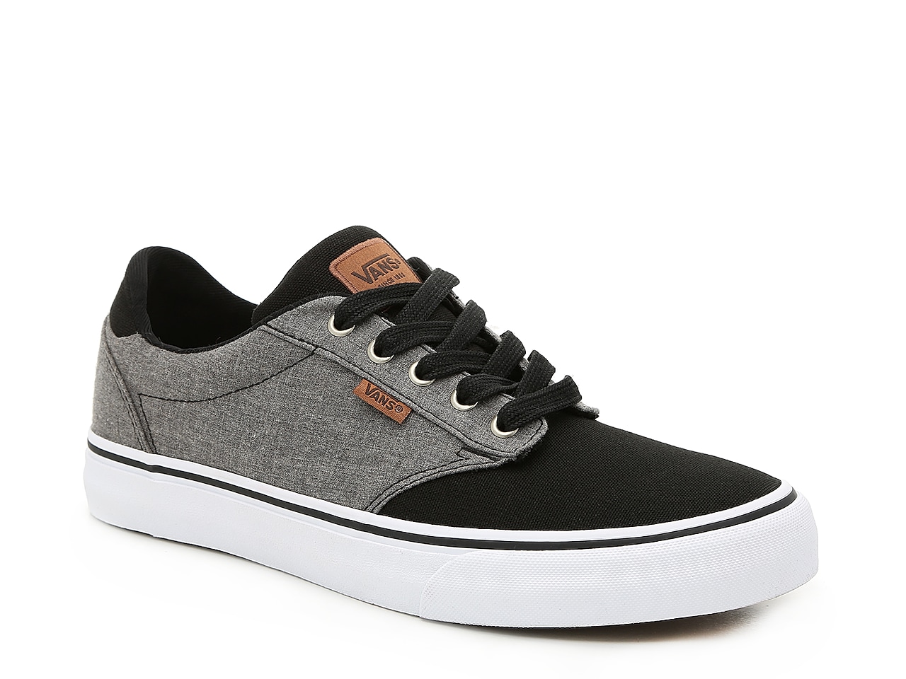 Vans Atwood Deluxe Sneaker - Men's : Color - Black/Grey, Size - 10.5 (448007)