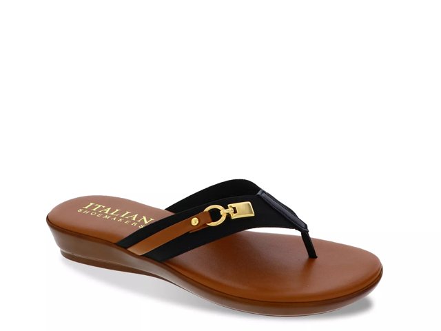 Italian shoemakers vale wedge sandal on sale