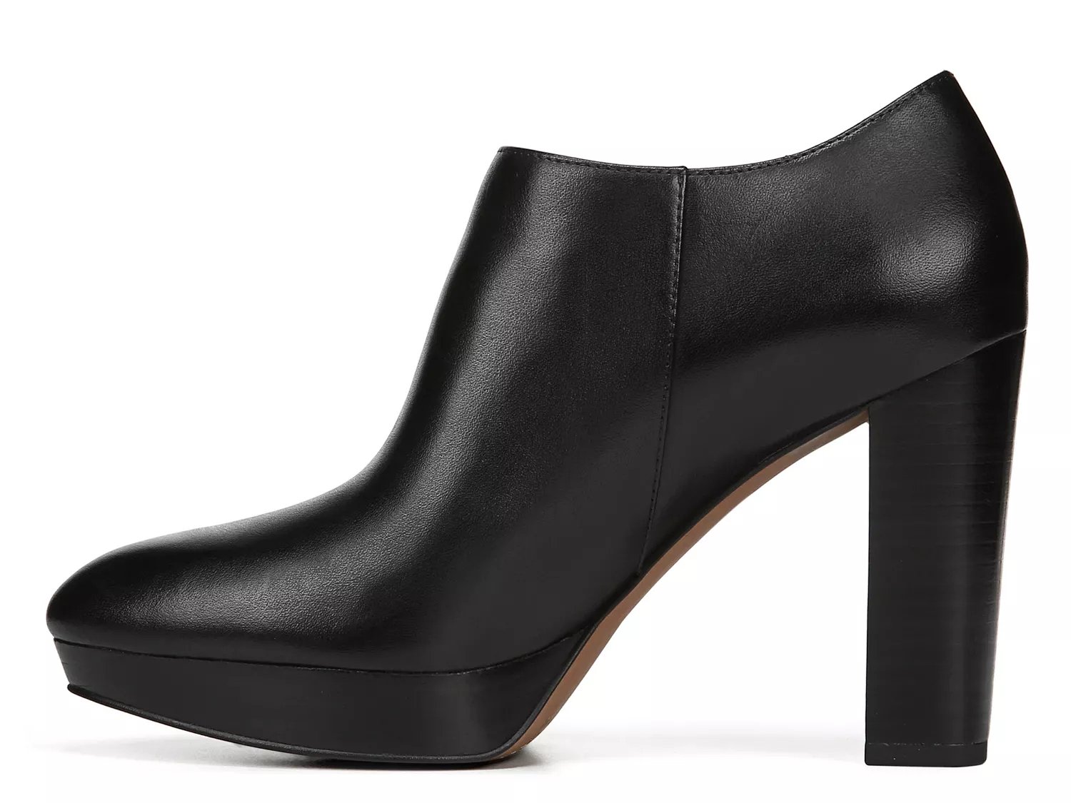 dsw black platform booties