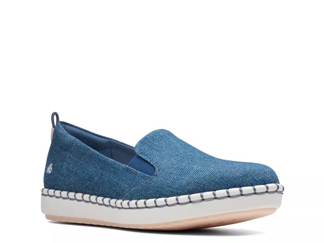 Clarks Step Glow Platform Slip On