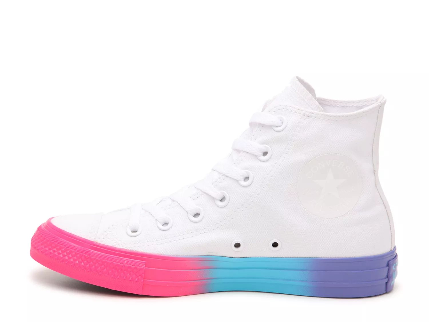 dsw rainbow converse