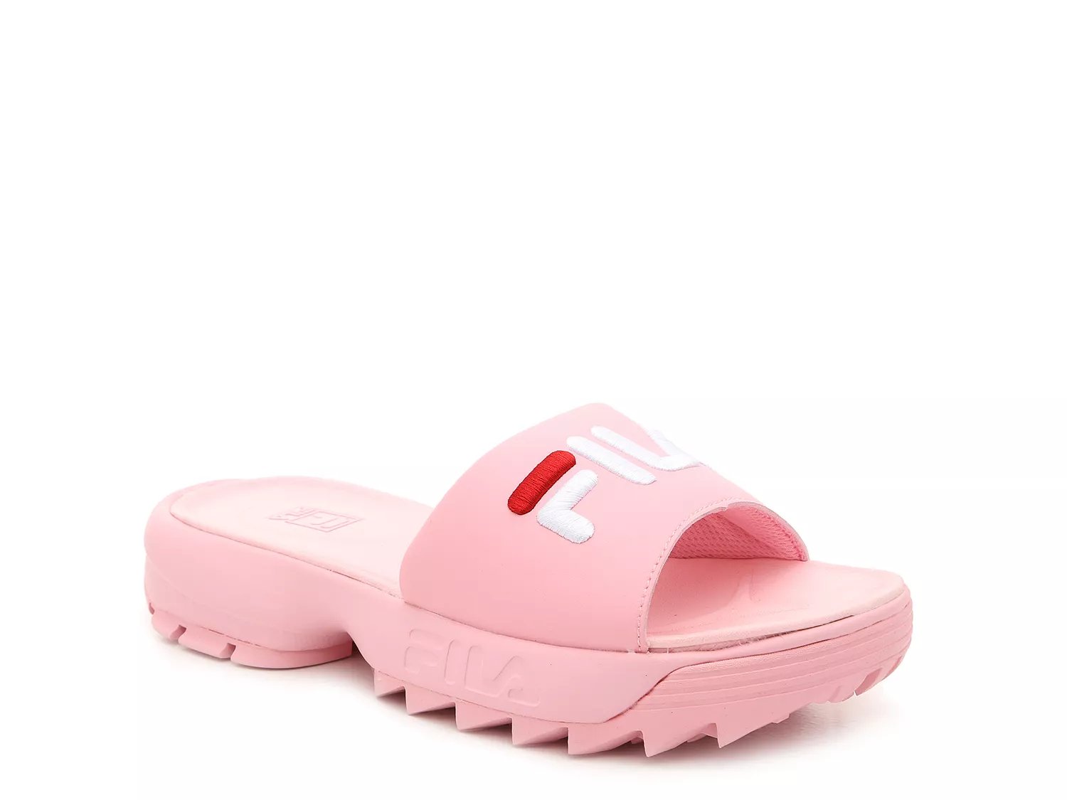 fila disruptor sandals pink