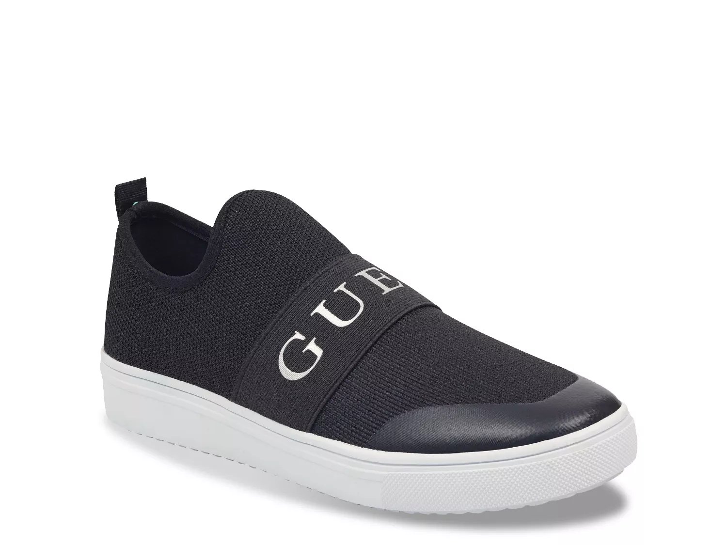 guess black slip on sneakers