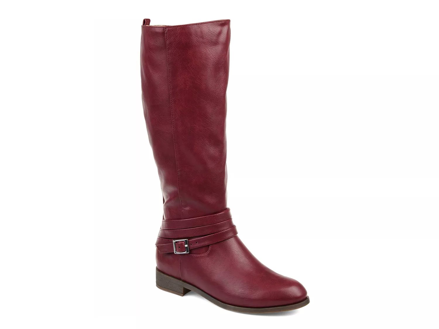 Journee Collection Ivie Riding Boot | Women's | Burgundy | Size 7 | Boots | Riding