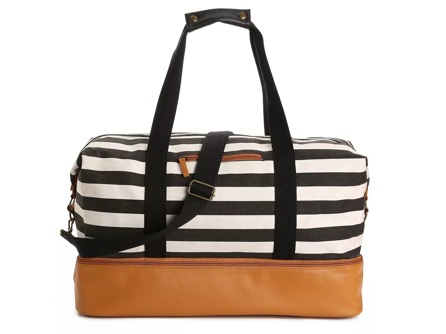 Western Fashion Stripe Large Duffle Bag or Weekender Bag 