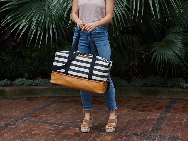 Weekender bag with shoe compartment dsw sale