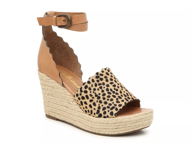 Matisse leopard wedges outlet