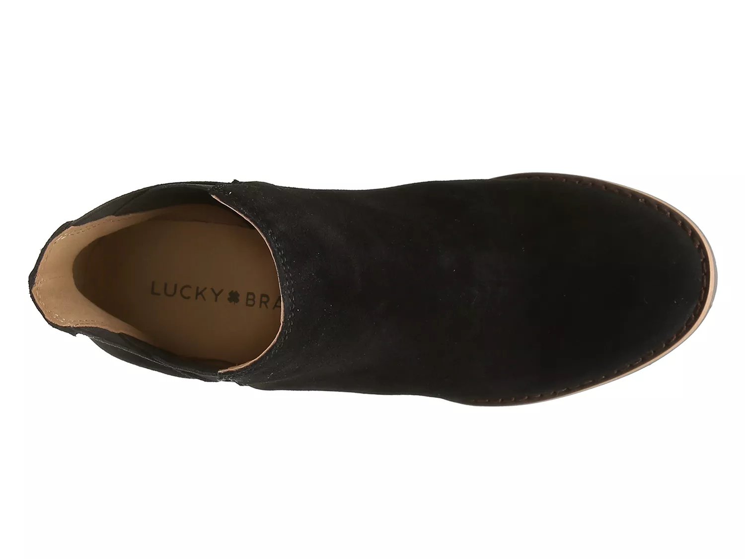 lucky brand youse wedge chelsea boot