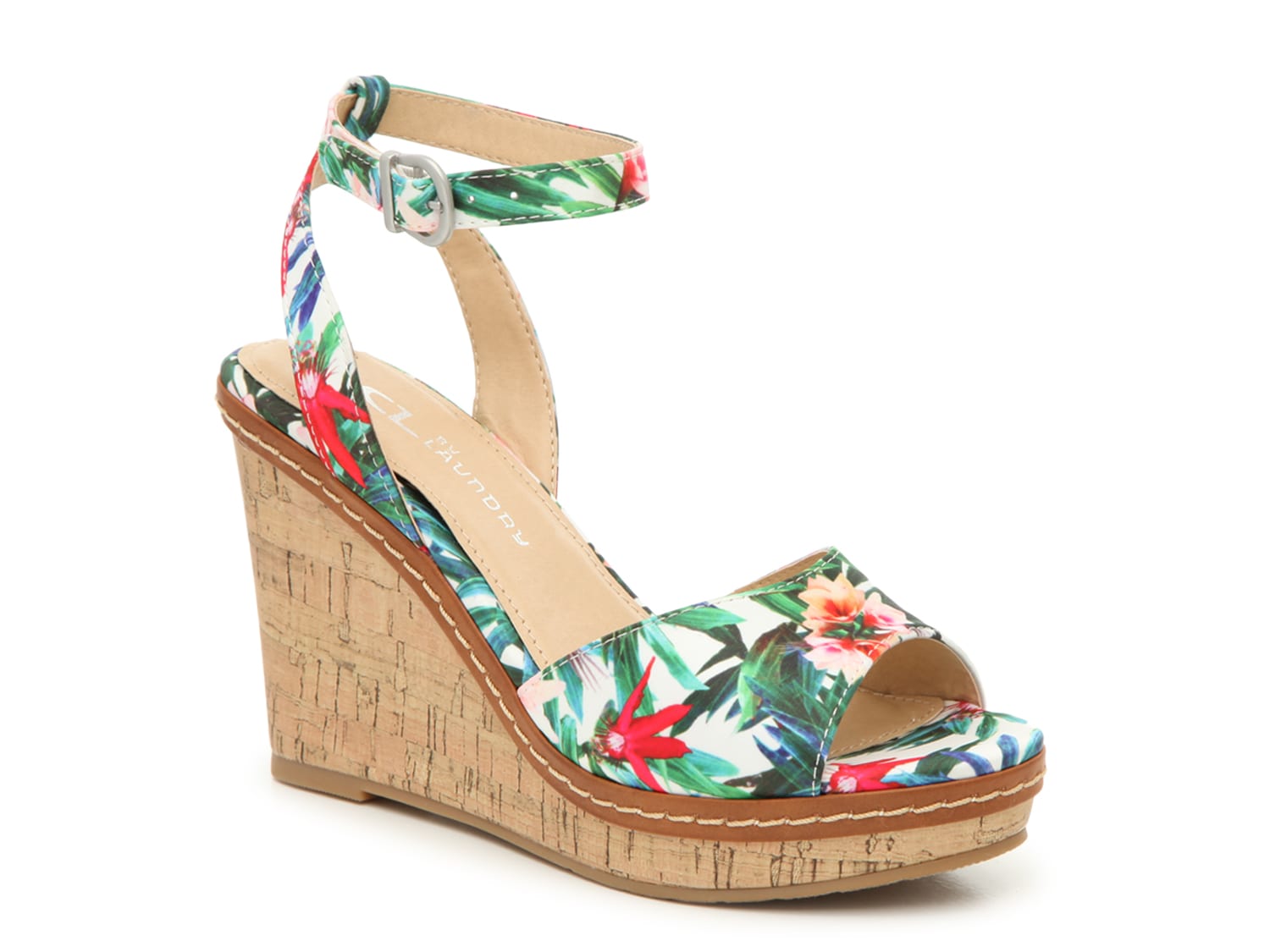 cl by laundry booming wedge sandal