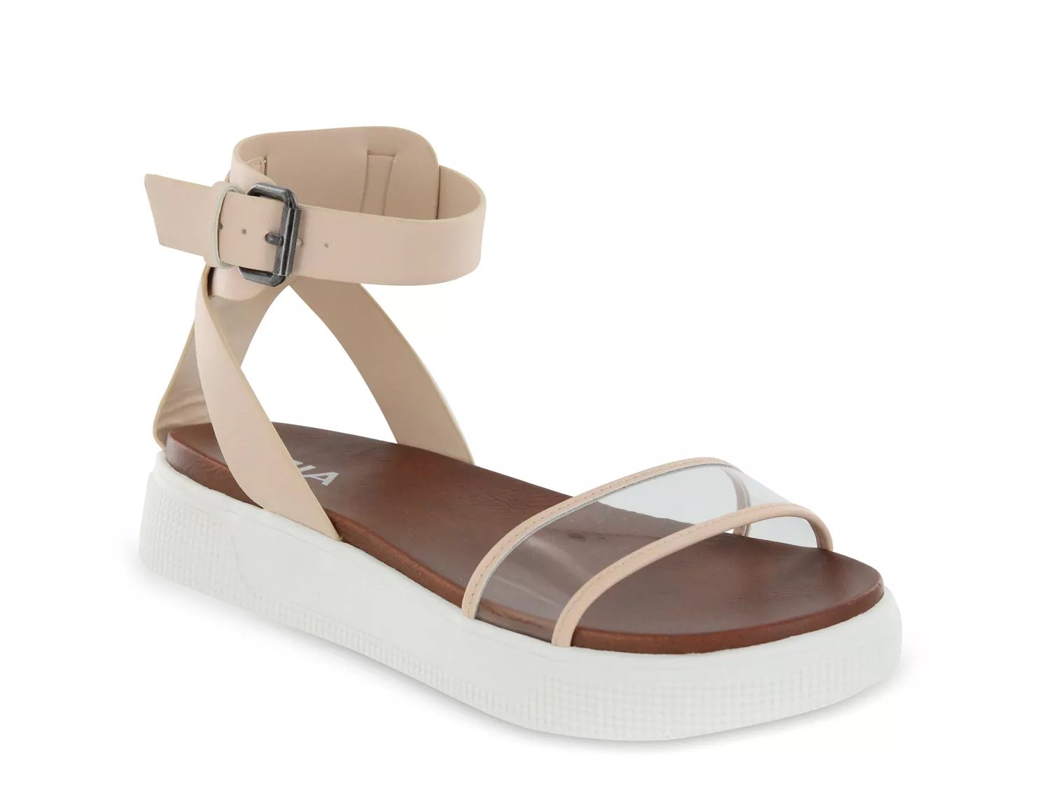 mia ellen platform sandal clear