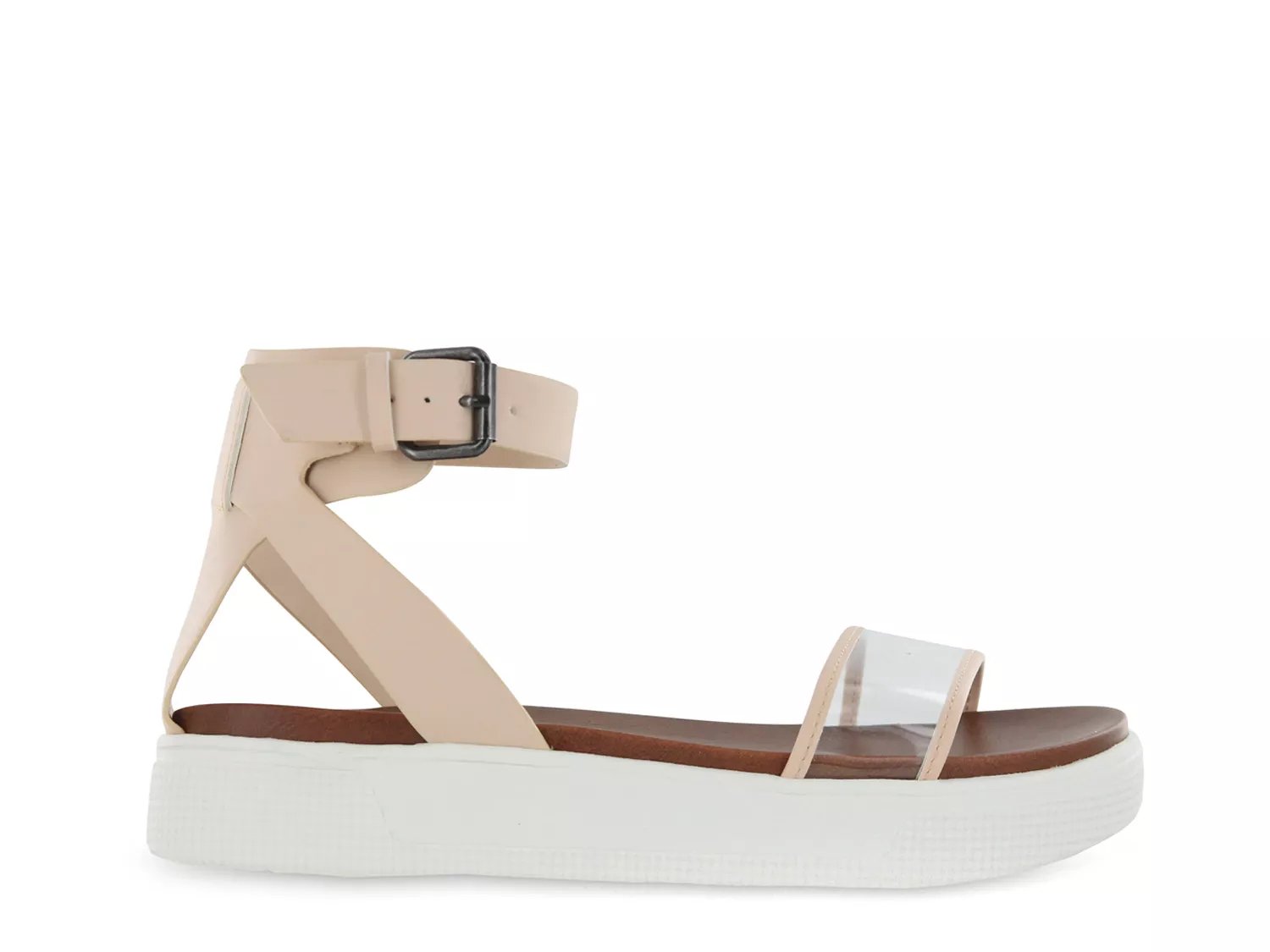 mia ellen platform sandal clear