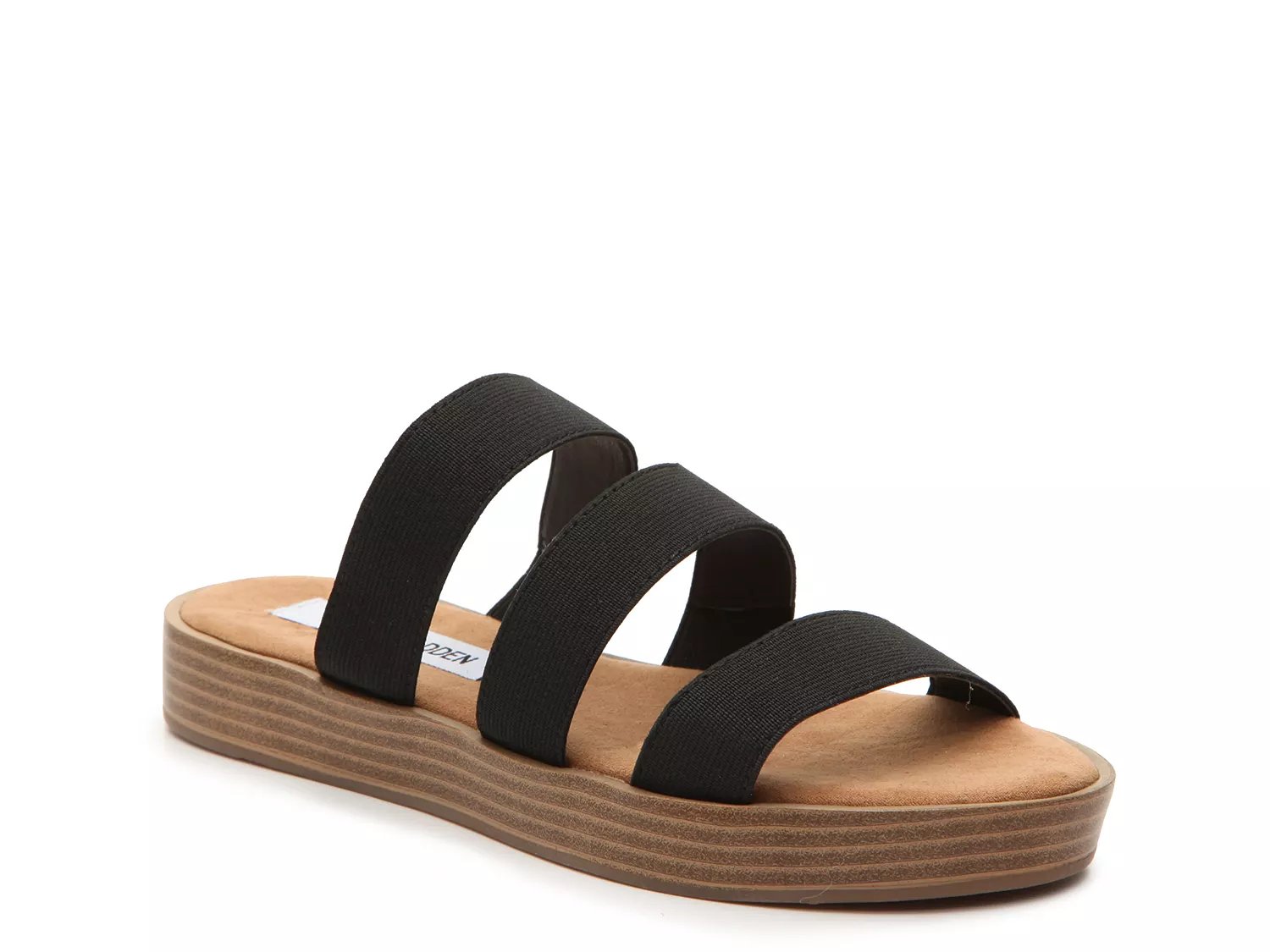 steve madden three strap sandals