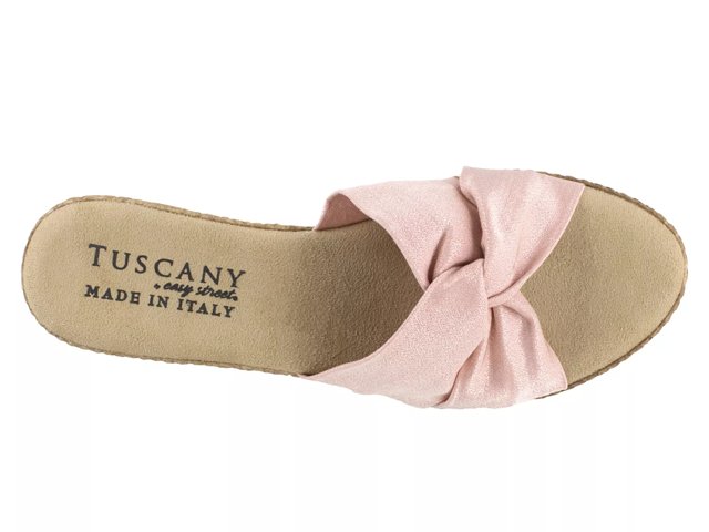 Tuscany by easy street dinah wedge sandals deals