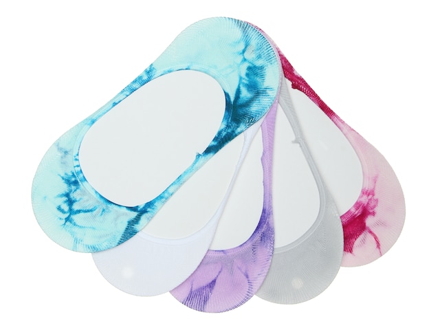 Steve Madden Tie Dye Women's No Show Liners - 5 Pack - Free Shipping | DSW