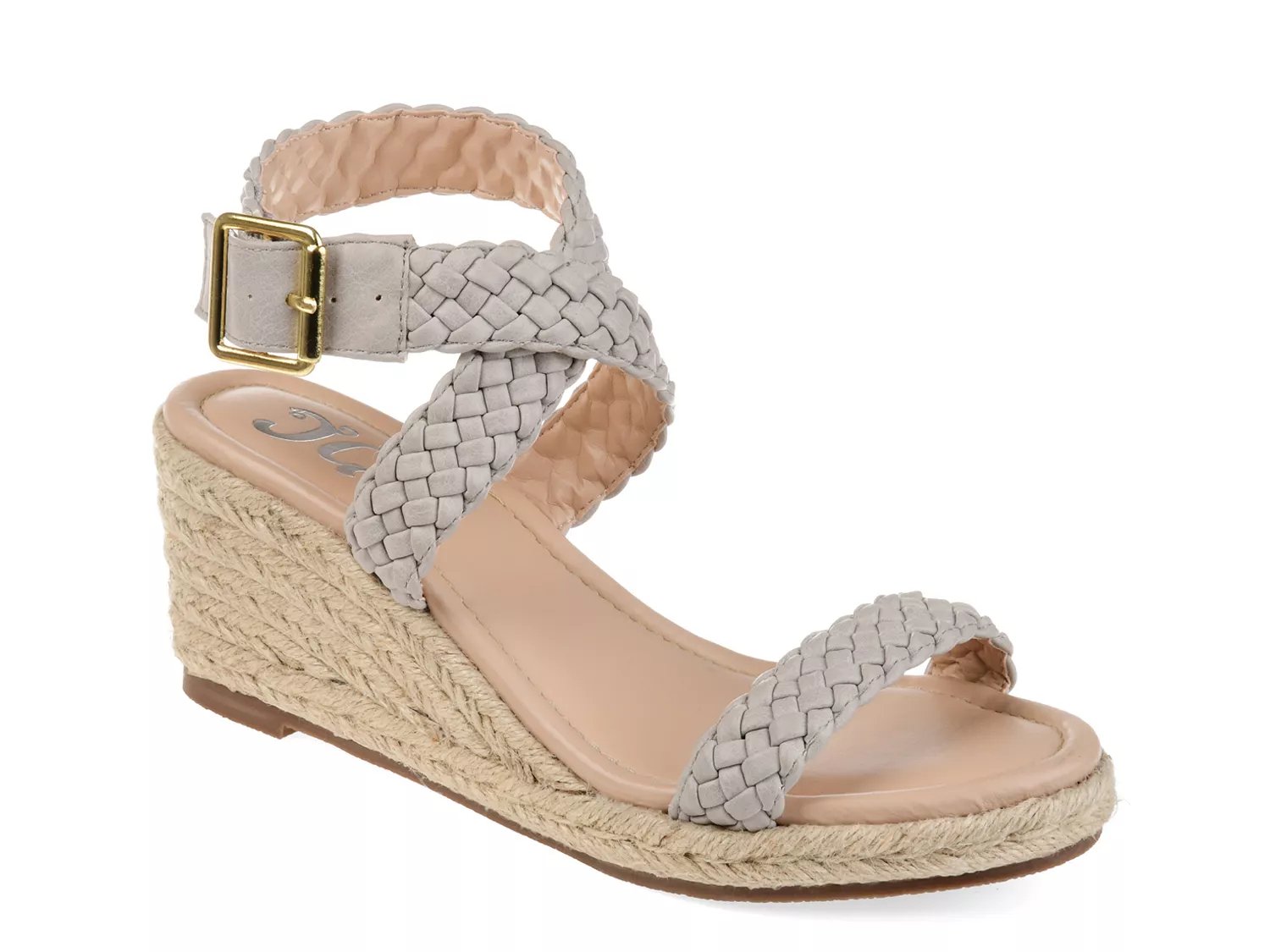 journee collection dryden espadrille wedge sandal