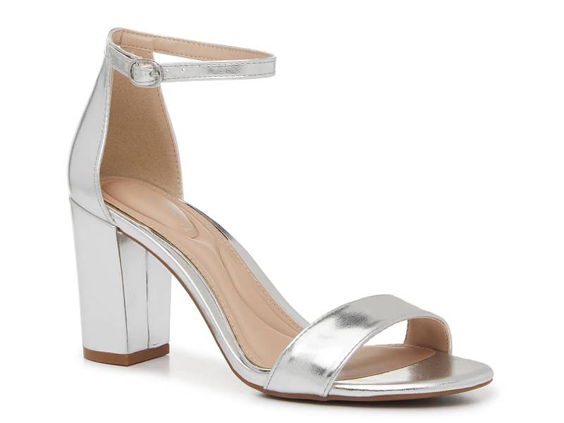 Dsw silver evening shoes on sale