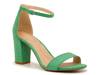 Hailee Sandal Forest Green Fabric view