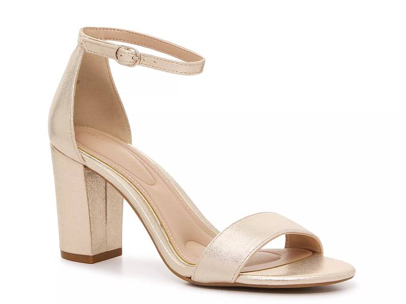 Dsw gold sandals on sale