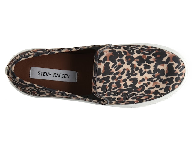 Steve Madden Slip-on Sneakers brown-black animal pattern casual look Shoes Sneakers Slip-on Sneakers 