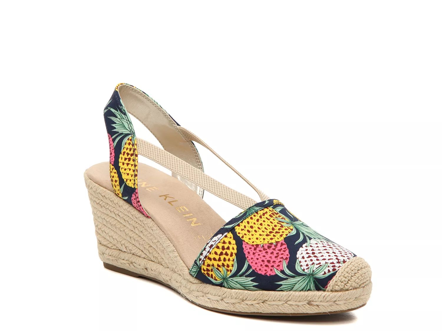 anne klein abril espadrille wedge sandal