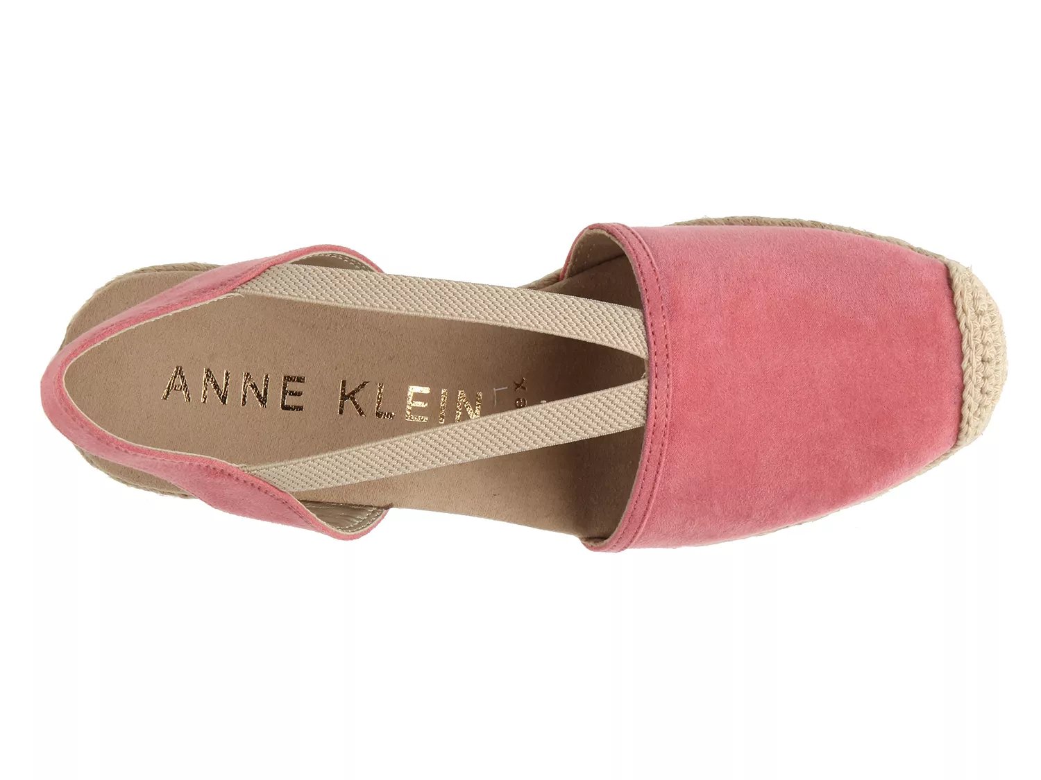 anne klein abril espadrille wedge sandal