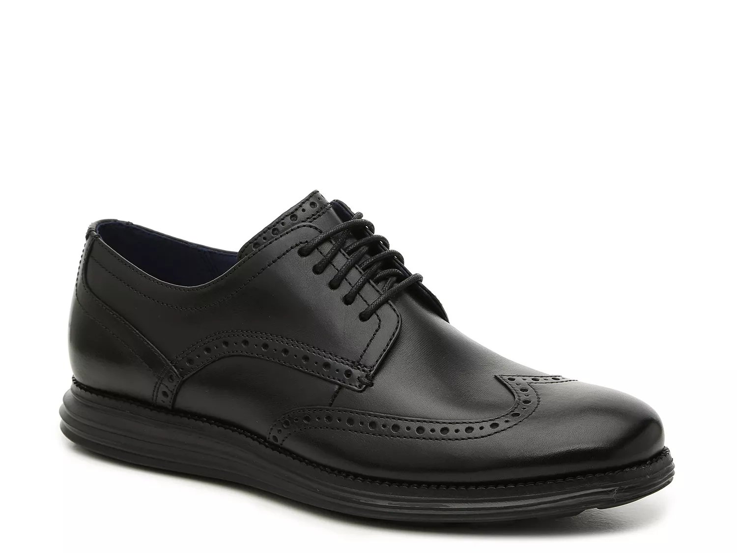 cole haan original grand wingtip black