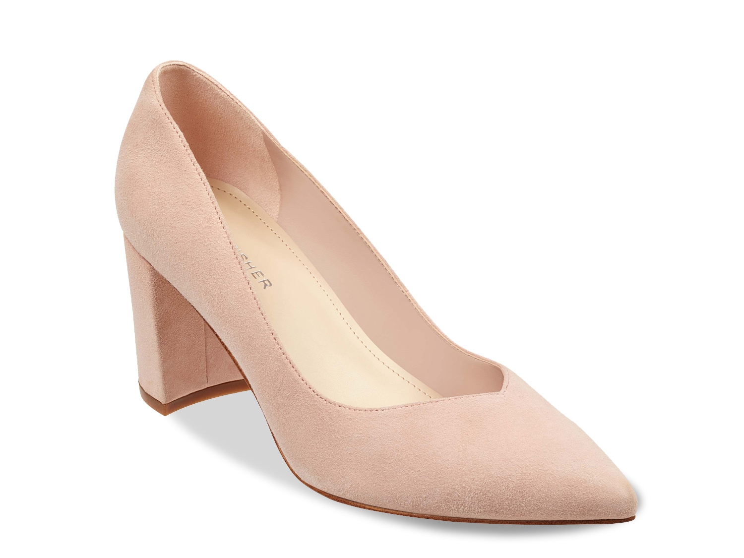 marc fisher light pink suede