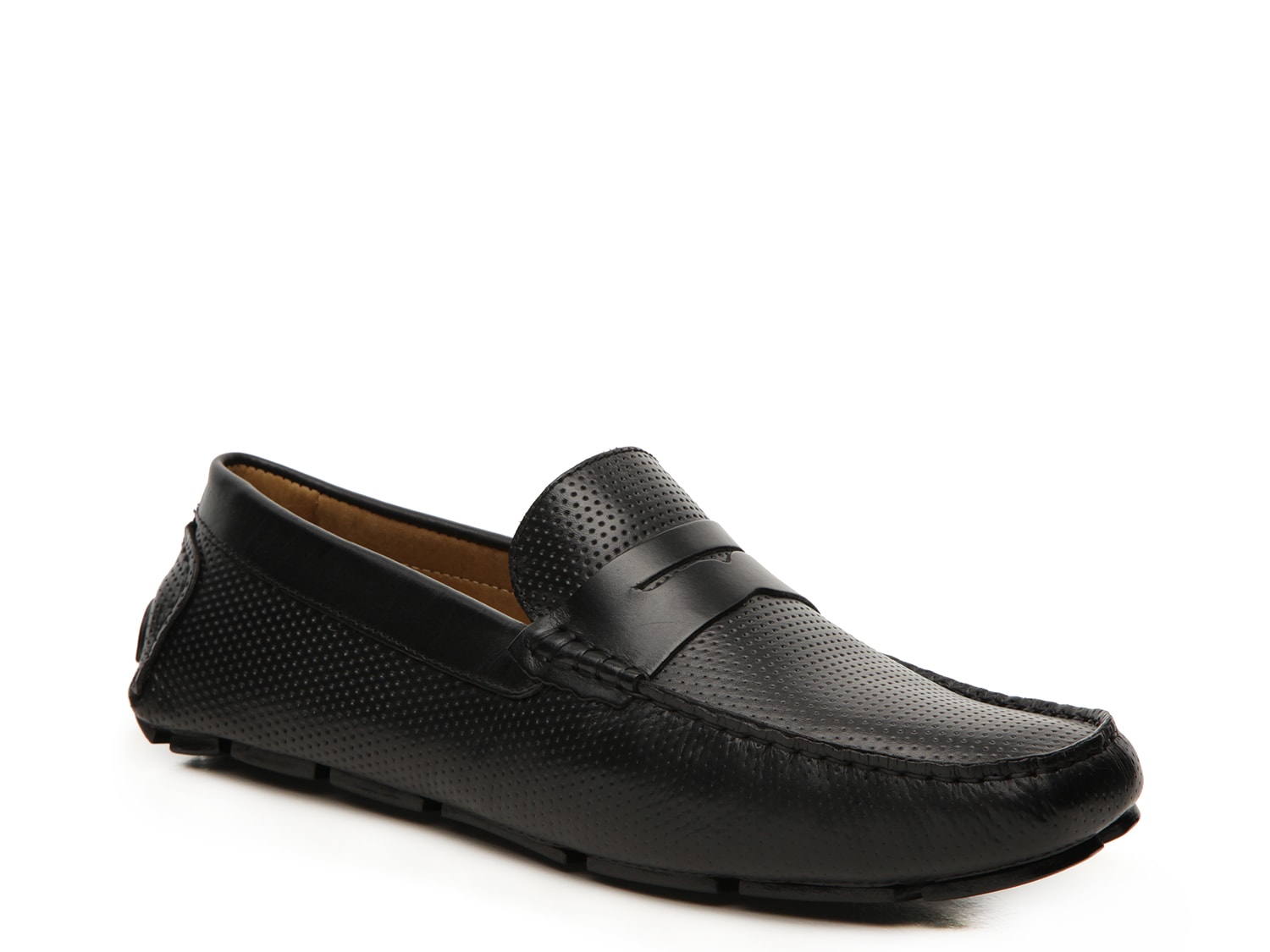 mens casual black loafers