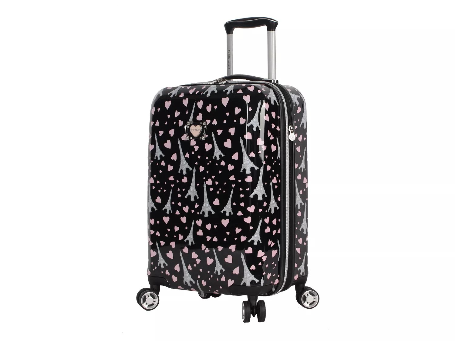 betsey johnson hard shell luggage