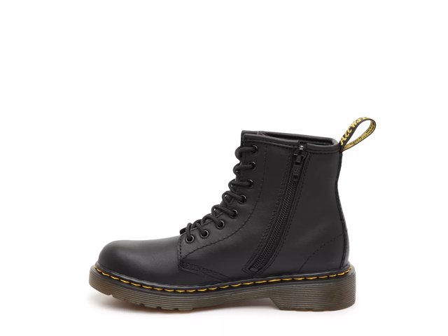 Kids black doc martins hotsell