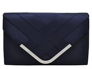 Navy blue hot sale clutch bags