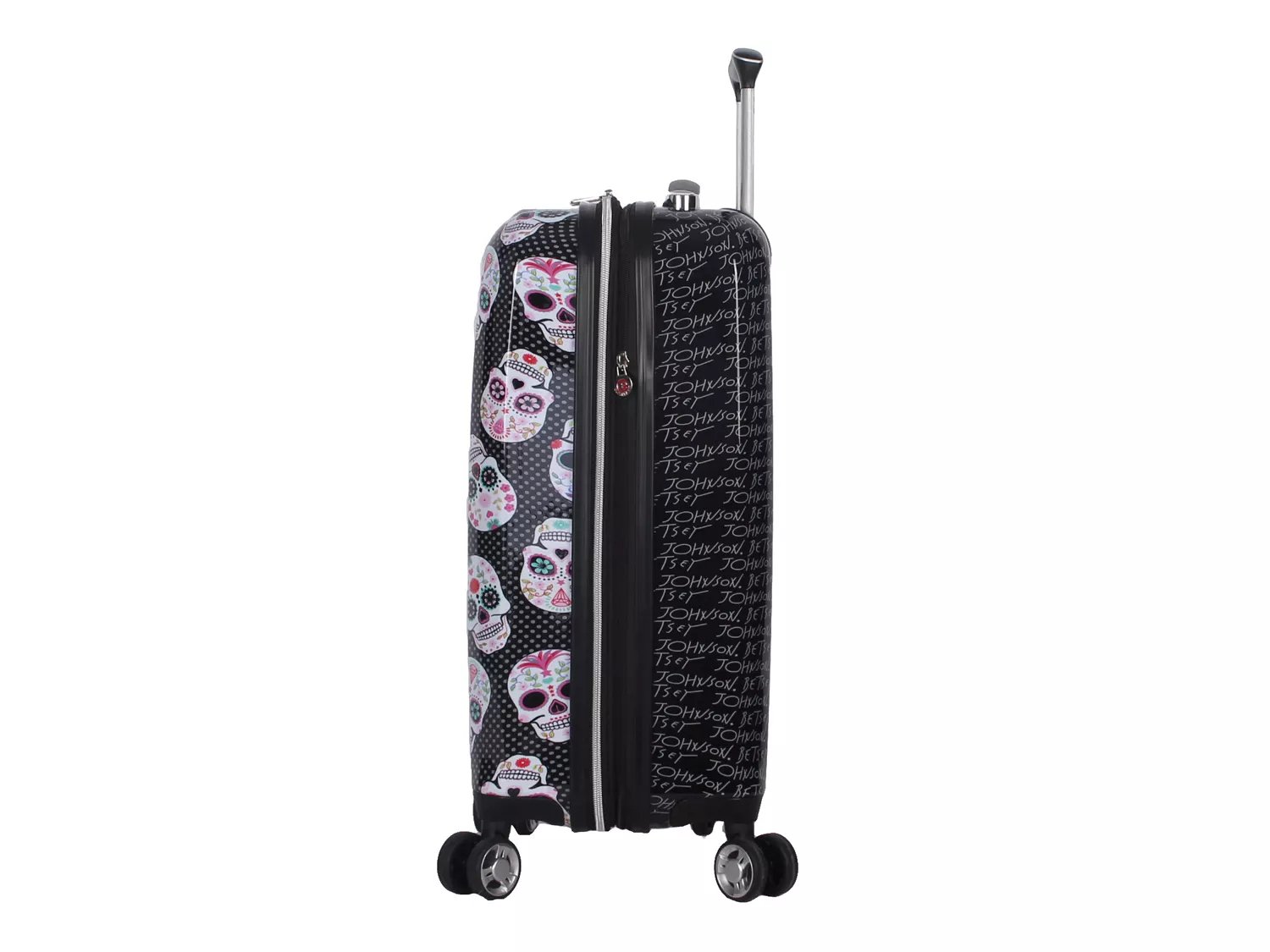 betsey johnson hard shell luggage