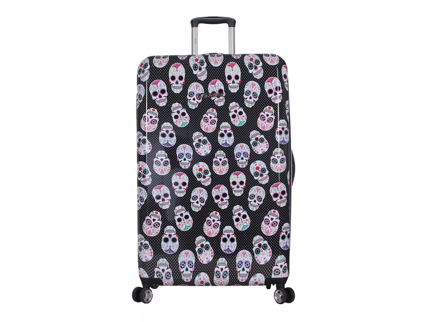 skull hard shell suitcase