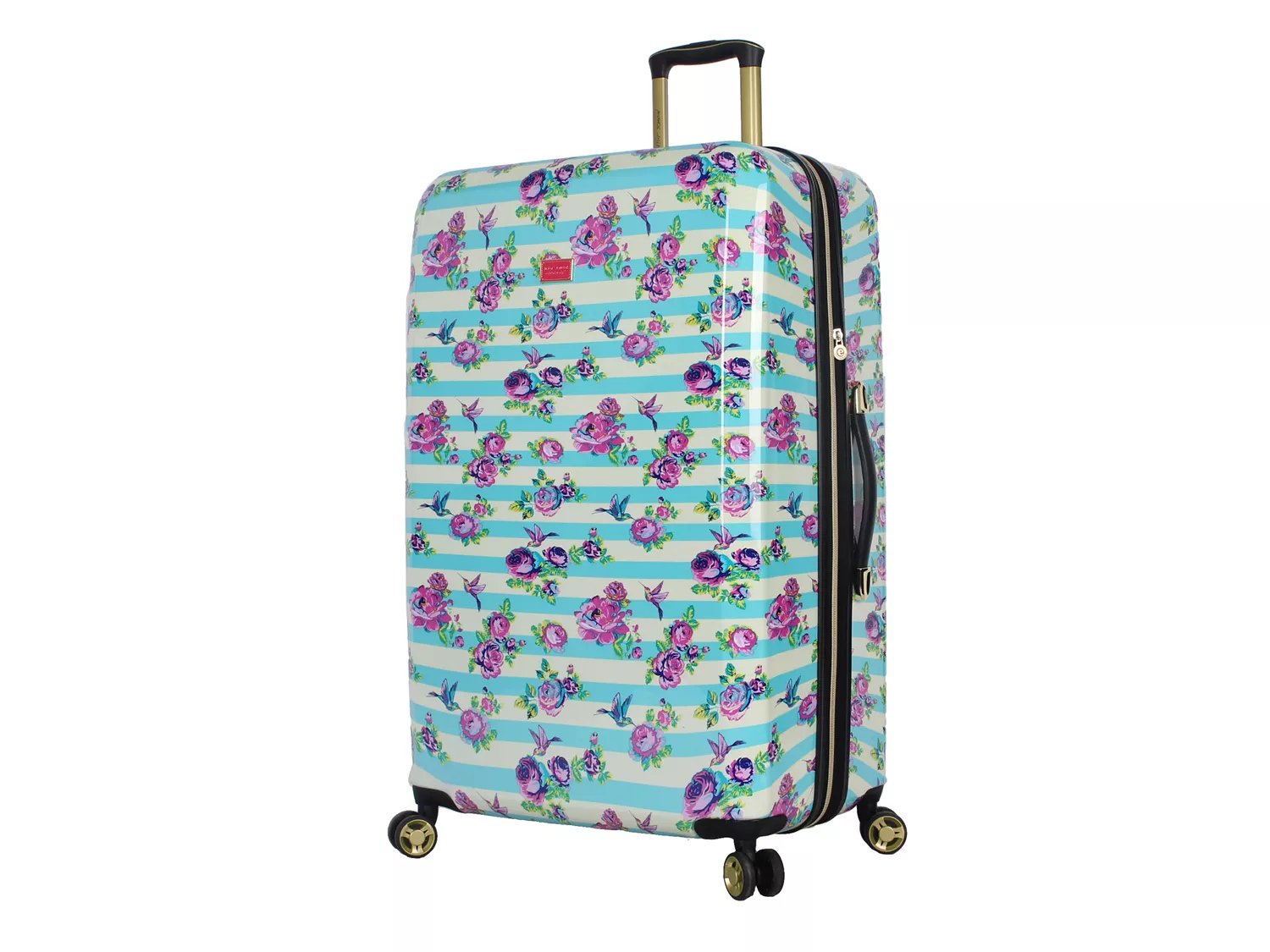 betsey johnson hard shell luggage