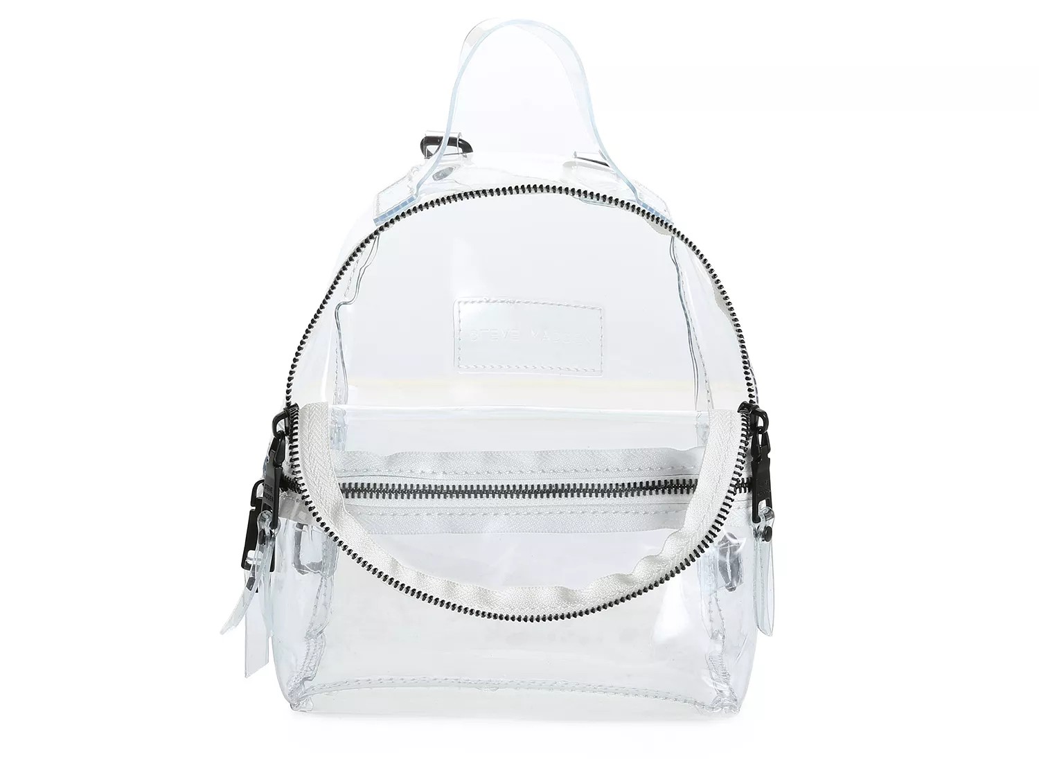 steve madden benny clear backpack