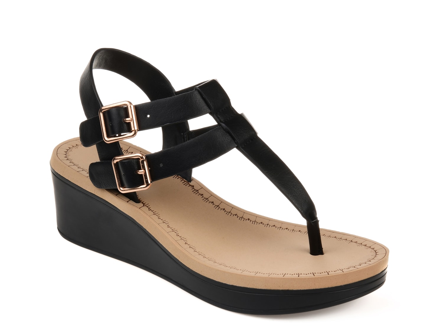 Journee Collection Bianca Wedge Sandal 