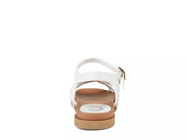 White discount kimmie sandals