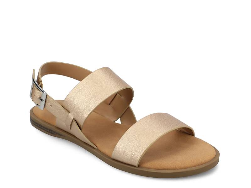 Shop Women's Gold Flat Sandals | DSW