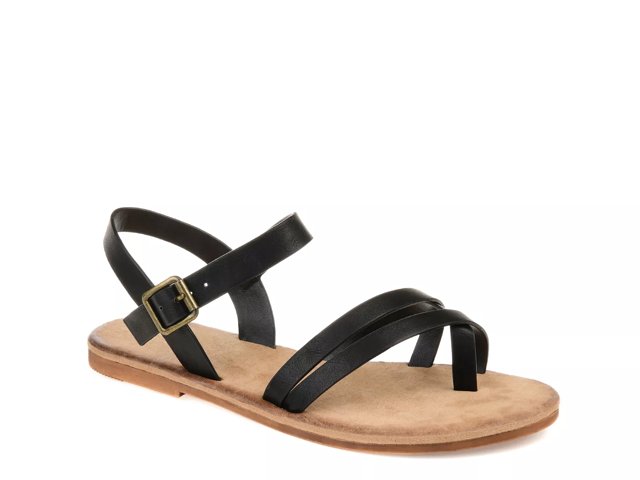Dsw black sandals best sale flat