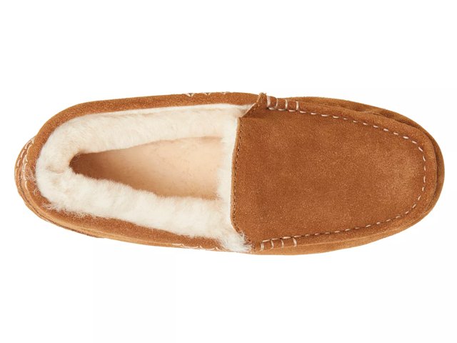 Women's mel genuine shearling moccasin slipper sales