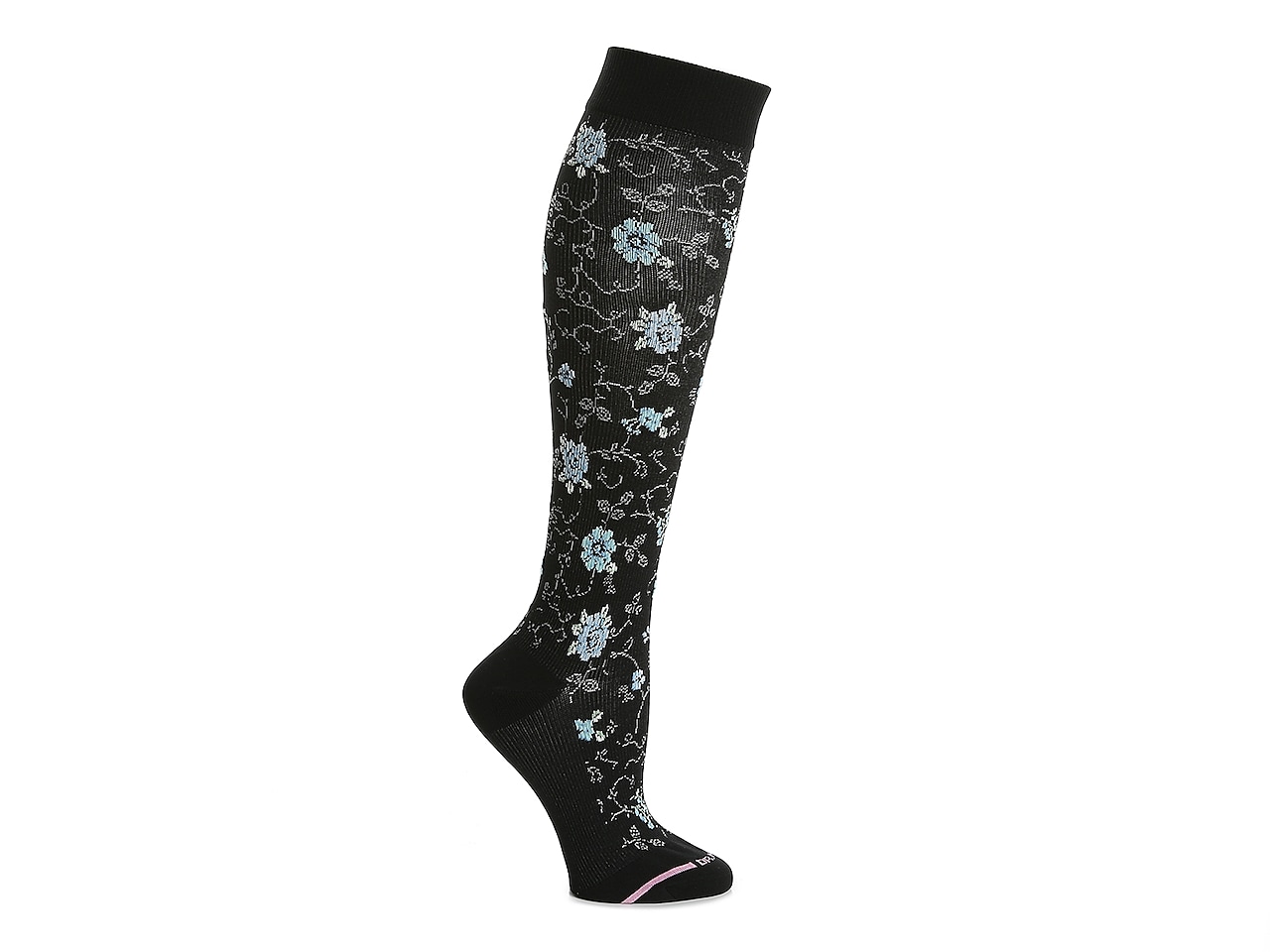 Dr. Motion Pretty Floral Women's Compression Knee Socks | DSW