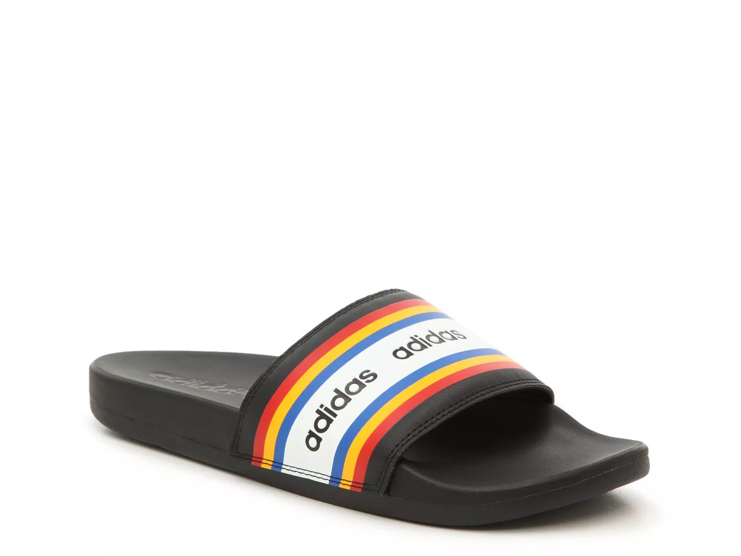 dsw adidas cloudfoam slides