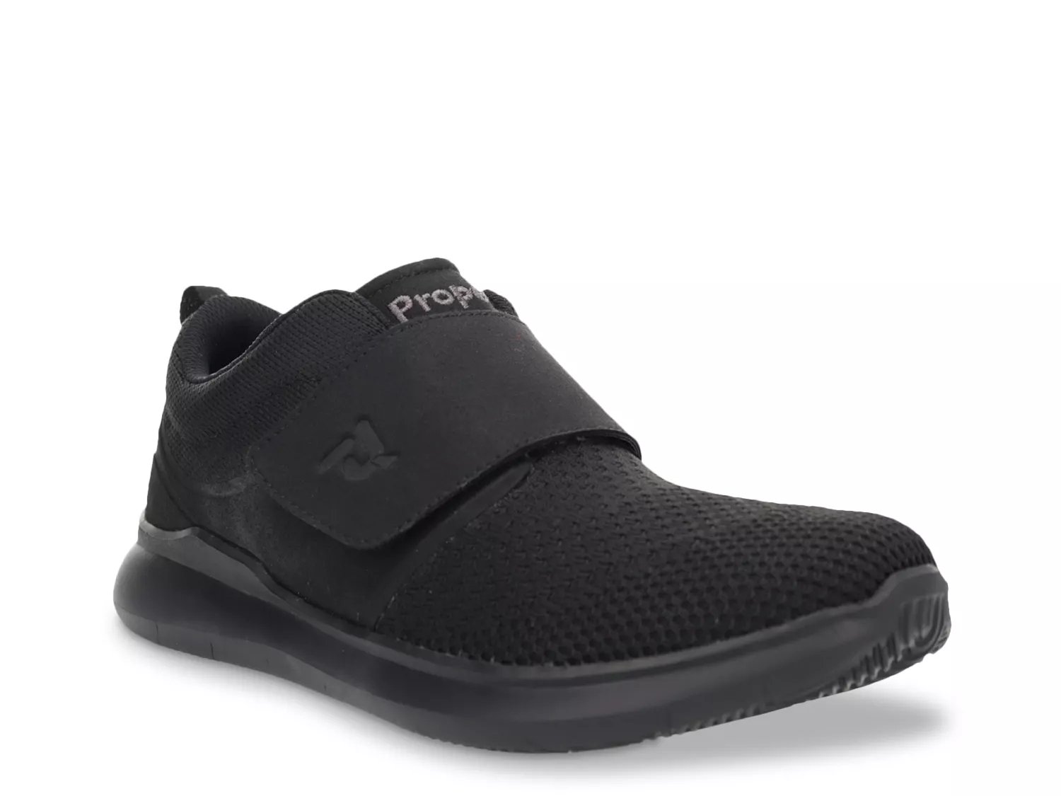 Propet Wide Width Viator Strap SlipOn Walking Shoe | Men's | Black | Size 9.5 | Sneakers