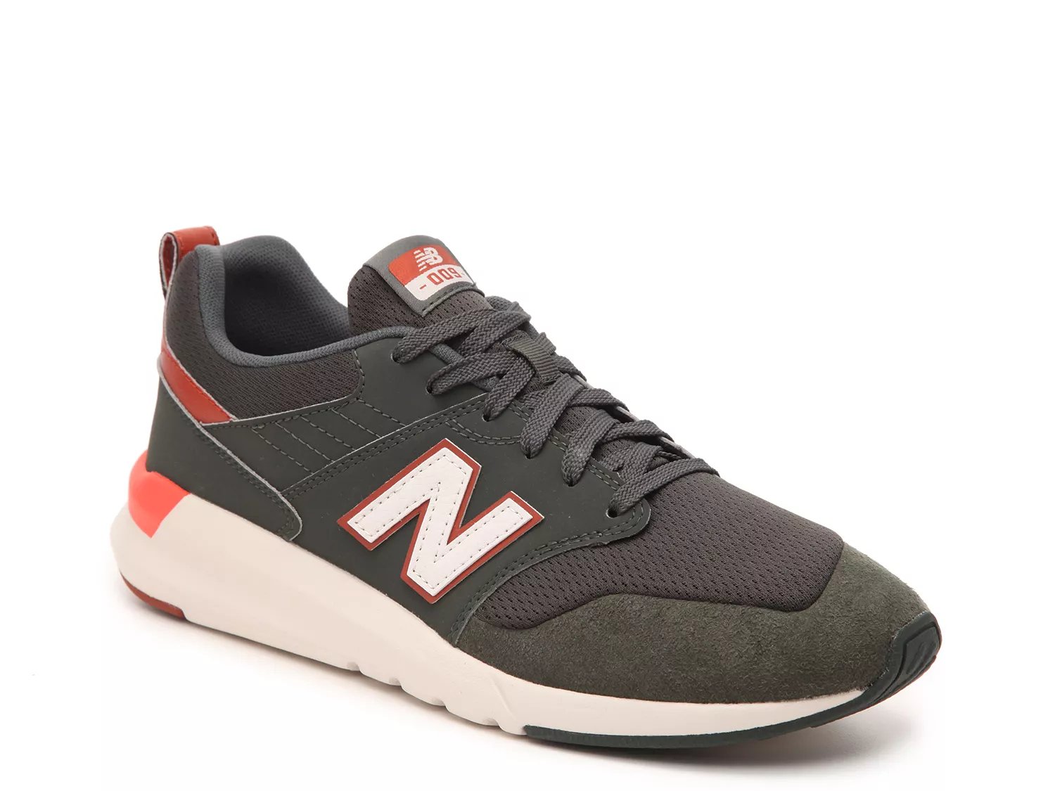 new balance 009 mens shoes green with off white & black